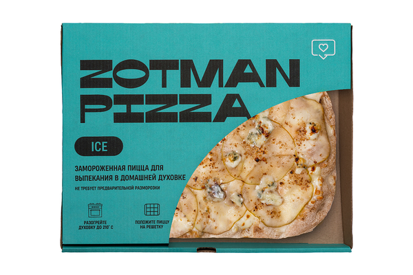 Пицца Зотман Груша и горгонзола замороженная 415 г, Россия