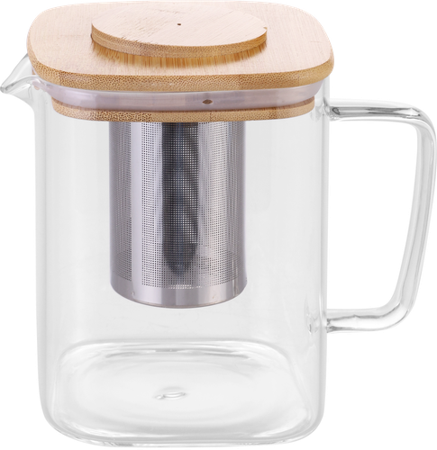 

Чайник заварочный HOMECLUB Albero, стекло, нержавеющая сталь, 800мл, Арт. KT-FP1