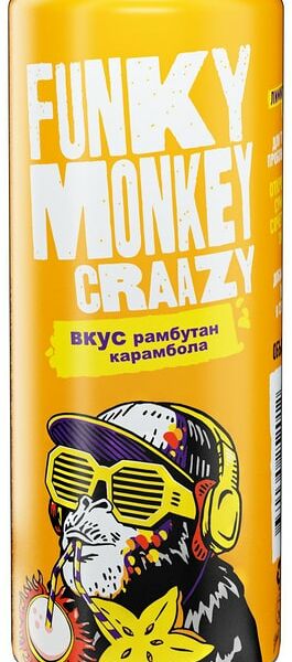 Напиток Funky Monkey Crazy Рамбутан-Карамбола 450мл