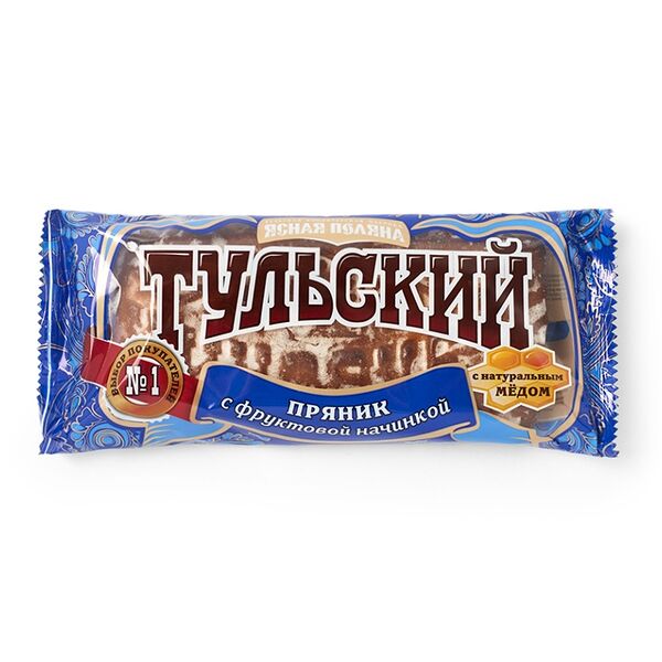 Пряник Тульский Ясная Поляна с фруктовой начинкой 140 г
