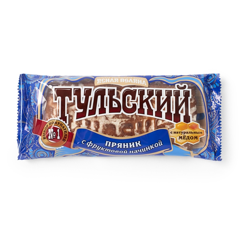

Пряник Тульский Ясная Поляна с фруктовой начинкой 140 г