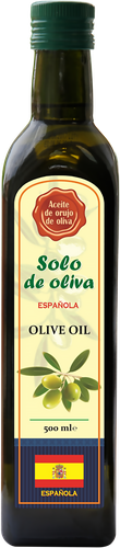 

Масло оливковое SOLO DE OLIVA рафинированное Pomace с добавлением масла нерафинированного Extra virgin, 500мл