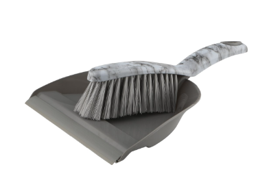 

Набор для уборки Homeclub Mineral, совок и щетка, с рисунком арт. HB0515