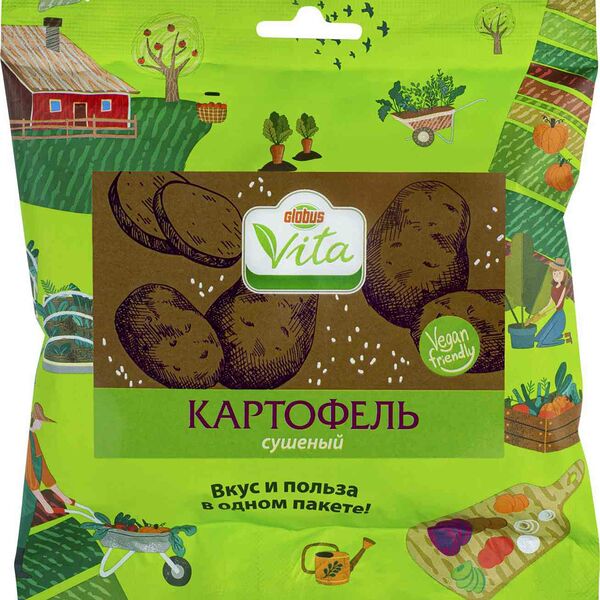 Картофель сушёный Глобус Вита