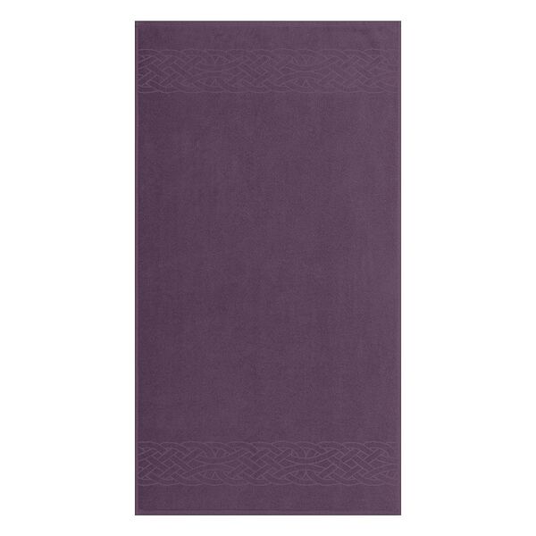 Полотенце махровое ДМ-Текстиль Tales, фиолетовый, хлопок, 90х150 см