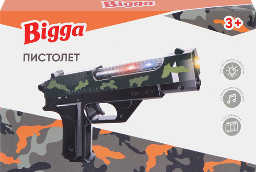 

Игрушка Bigga Пистолет со световыми и звуковыми эффектами