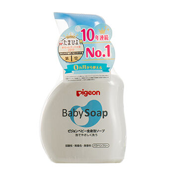 Мыло-пенка для младенцев с рождения, Pigeon