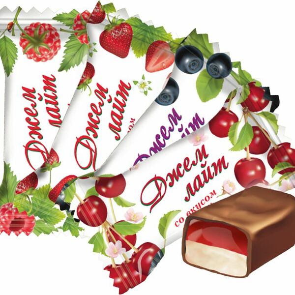 Конфеты Невский кондитер Джем-Лайт Микс желейные, вес