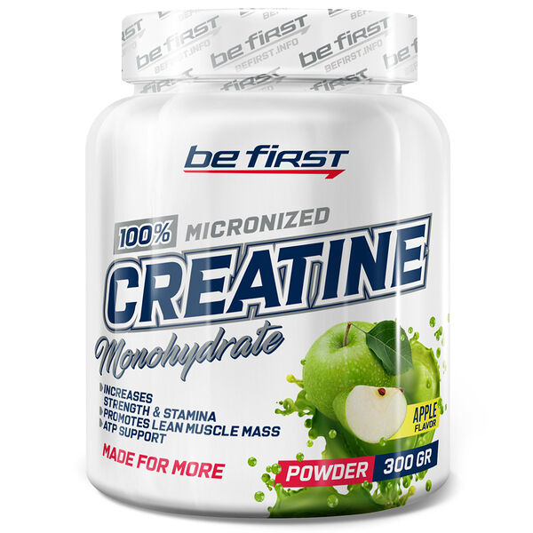 Be First Creatine Micronized Powder 300 г яблоко