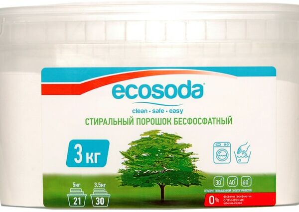 Стиральный порошок Ecosoda Color 3кг