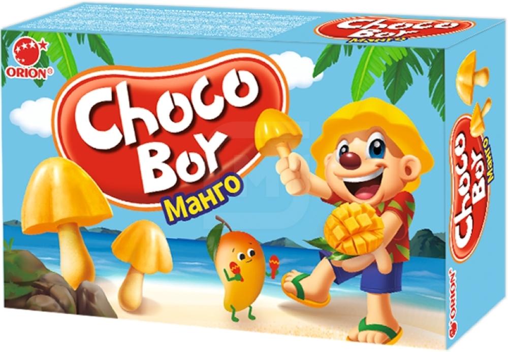 Печенье Orion Choco Boy манго