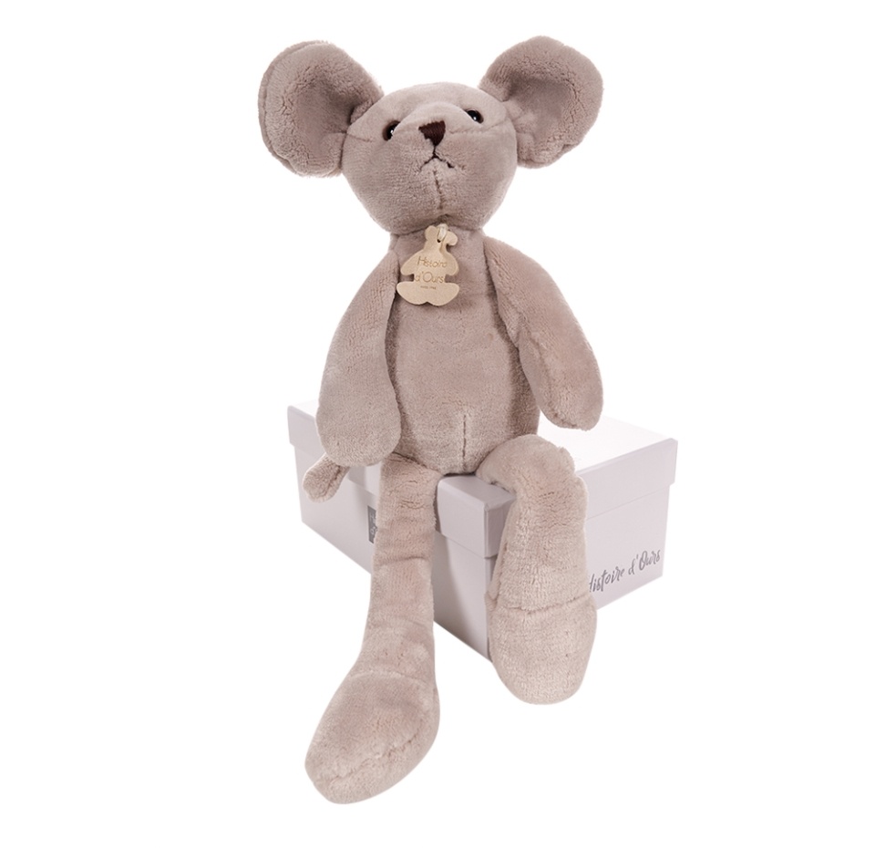 

Игрушка мягкая «Мышка Sweety» в подарочной упаковке, Histoire D'ours, 40 см, Франция
