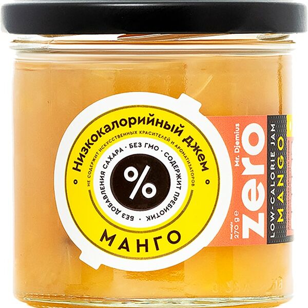 Джем Mr.Djemius Zero Низкокалорийный манго 270г