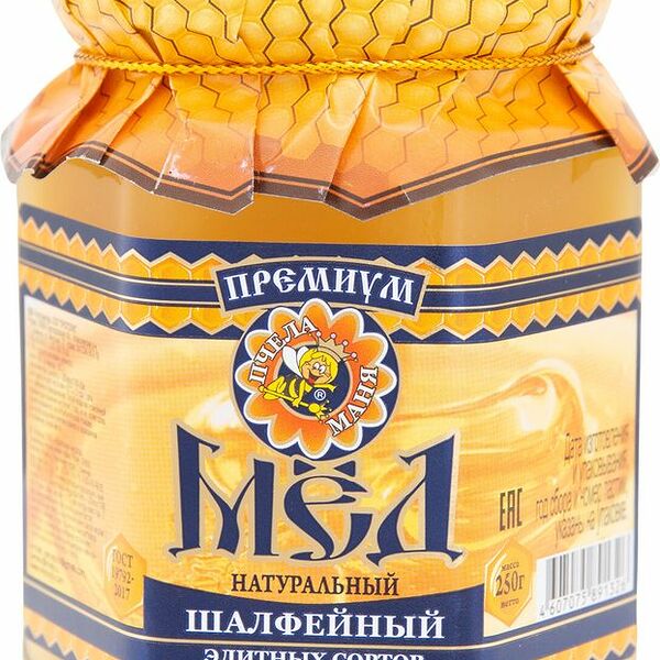 Мёд Пчелка Маня шалфейный натуральный, 250г