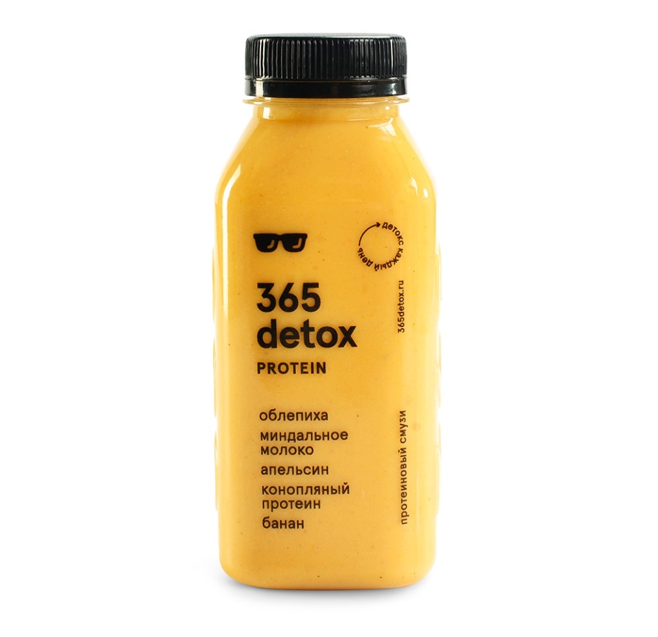 

Напиток безалкогольный 365 detox Протеиновый смузи PROTEIN 330 мл