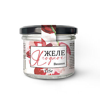 Десерт плодово-ягодный «Желе с вишней», Craft & Eco Food