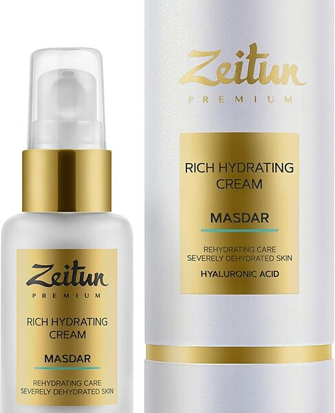 Крем для лица Zeitun Masdar насыщенный увлажняющий для сильно обезвоженной кожи 50мл