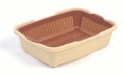 Туалет Догуш малый с сеткой для кошек 37*27*8см