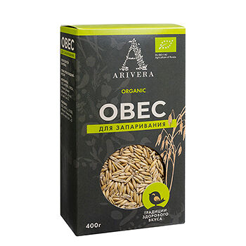 Овёс Аривера для запаривания, 400г