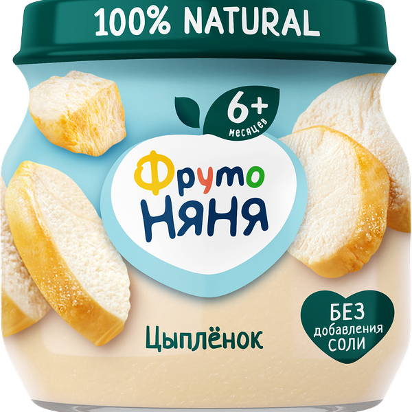 Пюре цыпленок 80г ДП ФрутоНяня