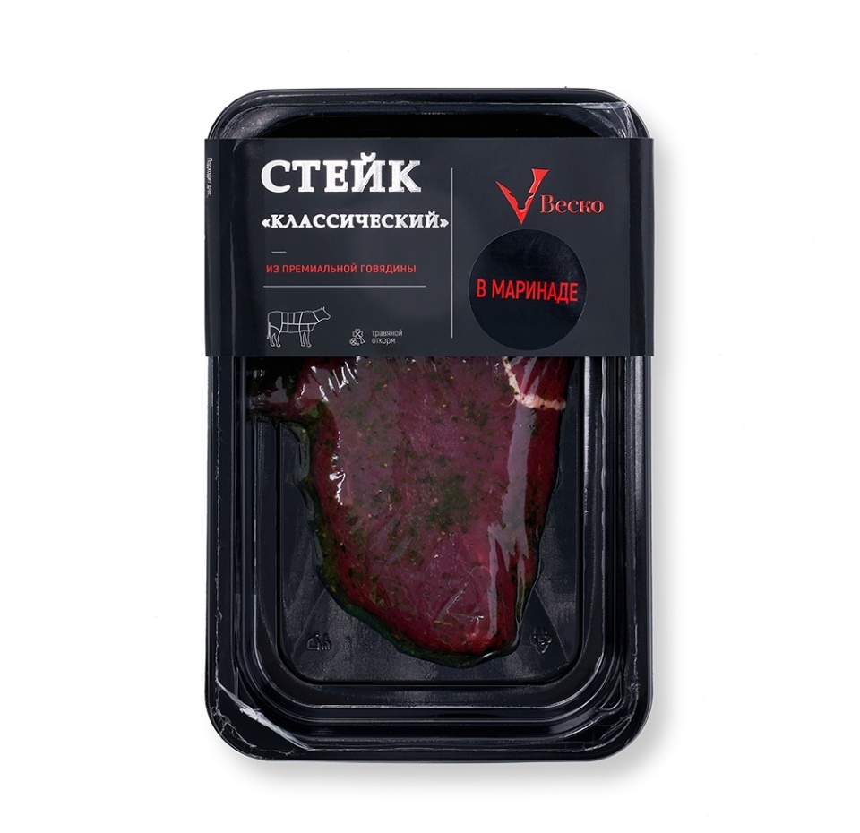 

Стейк Веско классический из говядины в маринаде 190 г