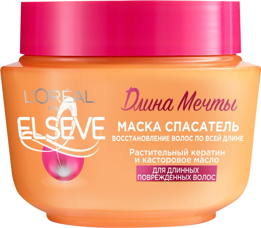 

Маска для волос L'Oreal Paris Elseve Длина Мечты для длинных поврежденных волос с кератином 300 мл
