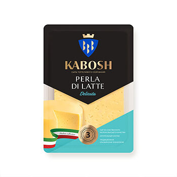 Сыр Кабош Perla di Latte 50%, нарезка