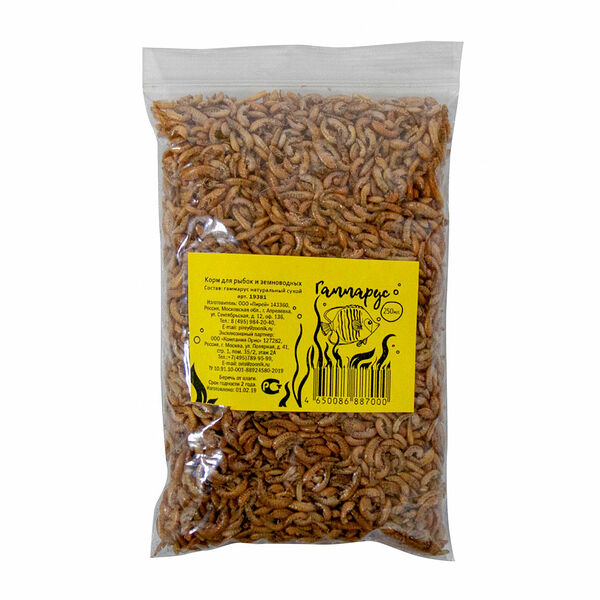 Корм для рыб Гаммарус 250 мл п/п, 19381