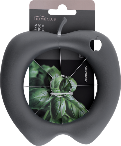 

Ломтерезка для яблок Homeclub Ordinario, нержавеющая сталь, пластик, цвет в ассортименте