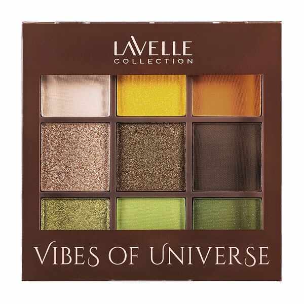LAVELLE COLLECTION Палетка теней для век Vibes Of Universe, 13,5 г, 01 Jungle