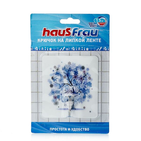 Крючок Haus Frau на липкой ленте