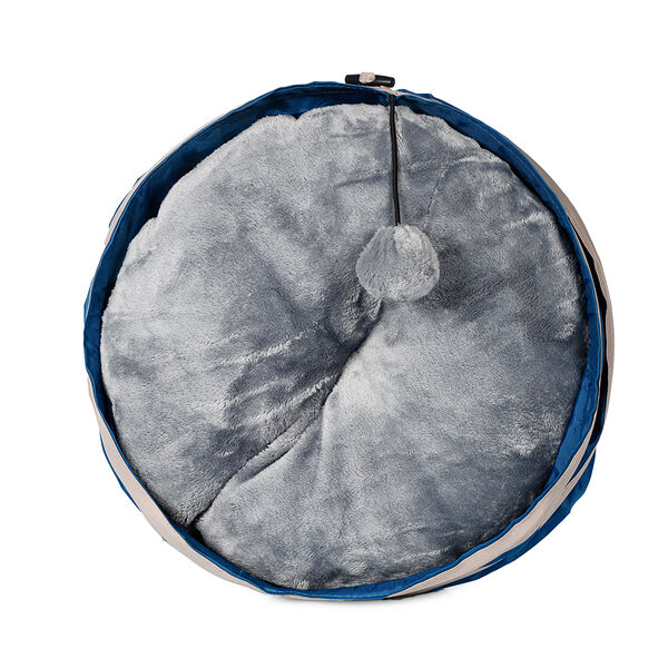 Тоннель-пещера Save-the-planet для кошек и собак мелких пород, 33 см, синий