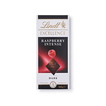 Шоколад тёмный Lindt Excellence с кусочками малины