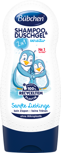 Шампунь и гель для душа детский Bubchen Нежный для чувствительной кожи с 3 лет 230 мл