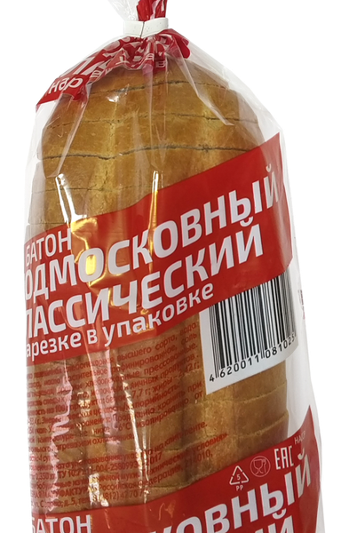 Батон Хлебная мануфактура Подмосковный нарезка