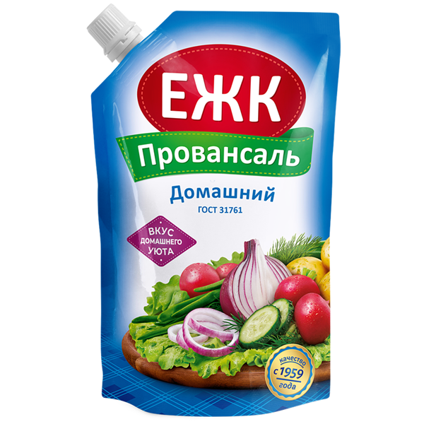 Майонезный соус ЕЖК Домашний 46%