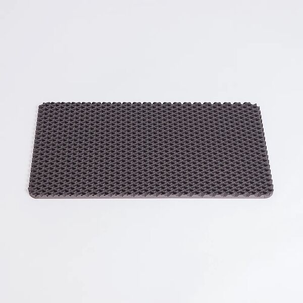 Коврик под лоток для кошек и собак, 27х50 см, серый