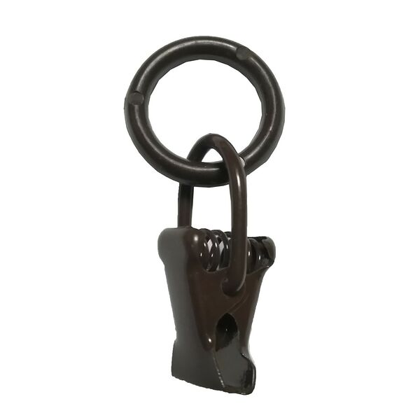 Зажимы Арт-Декор для второй направляющей 10 шт металл коричневый