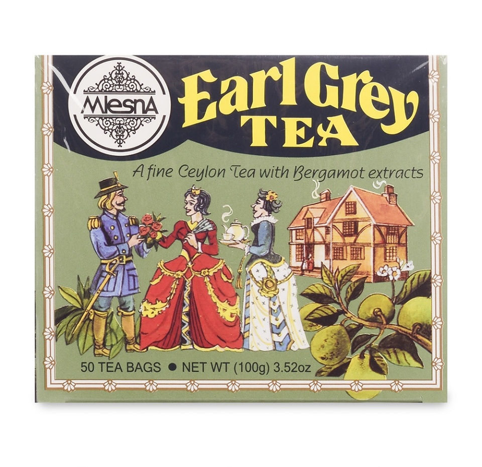 

Чай черный Mlesna Earl Grey с ароматом бергамота Евро-Скан Экспорт 50 пак*2г Шри-Ланка