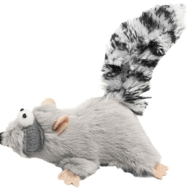 Игрушка для кошек GiGwi Енот с кошачьей мятой 8*3*3см