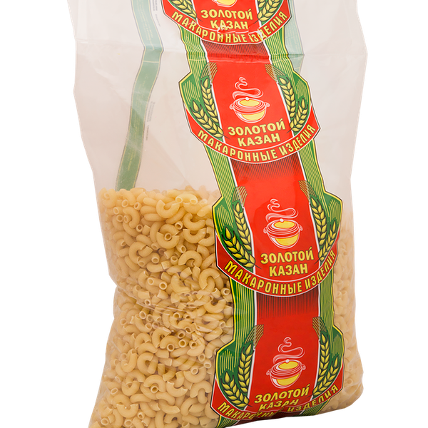 Макаронные изделия Золотой Казан рожки