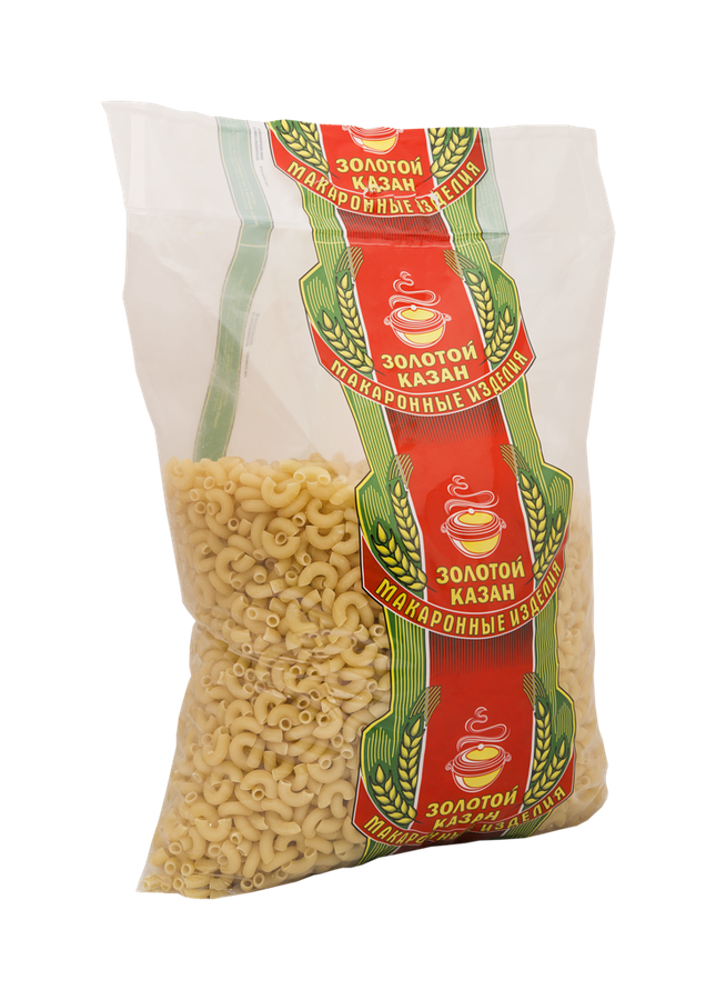 

Макаронные изделия Золотой Казан рожки