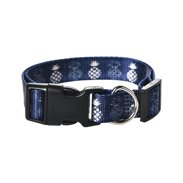 Ошейник для собак FOXIE Pineapple L 2,5x40-55см синий