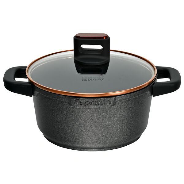 Кастрюля Esprado Durata, 2.5 л, алюминий, индукция