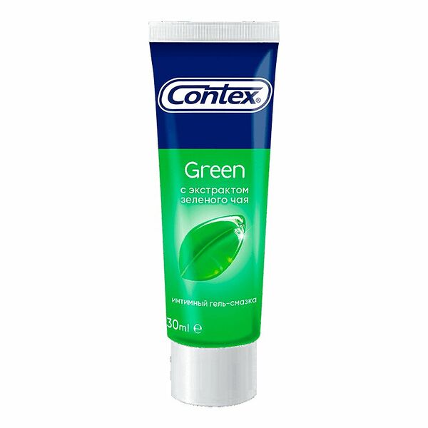 Смазка интимная Contex Green 30 мл с экстрактом зеленого чая