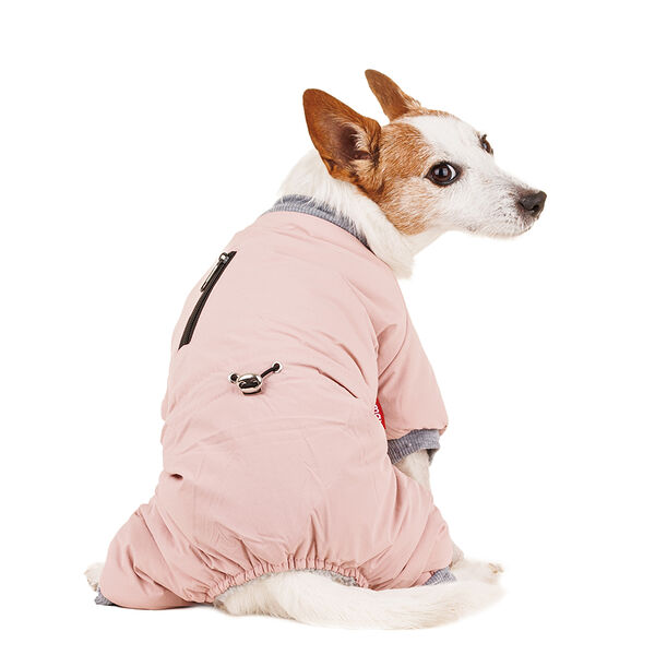 Комбинезон для собак M розовый (девочка)