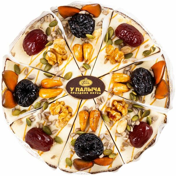 Торт бисквитный У Палыча Сказки востока с курагой и орехами