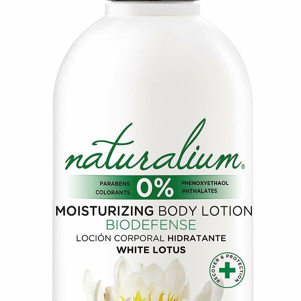 NATURALIUM EMOTIONS Лосьон для тела Белый Лотос Биозащита увлажняющий, 370 мл