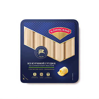 Сосиски Клинский из куриных грудок 300 г