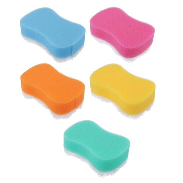 Губка для тела массажная цвет в ассортименте поролон-эластичный